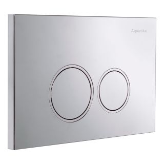 Клавиша смыва Aquanika Basic R-type 01.02.19 хром